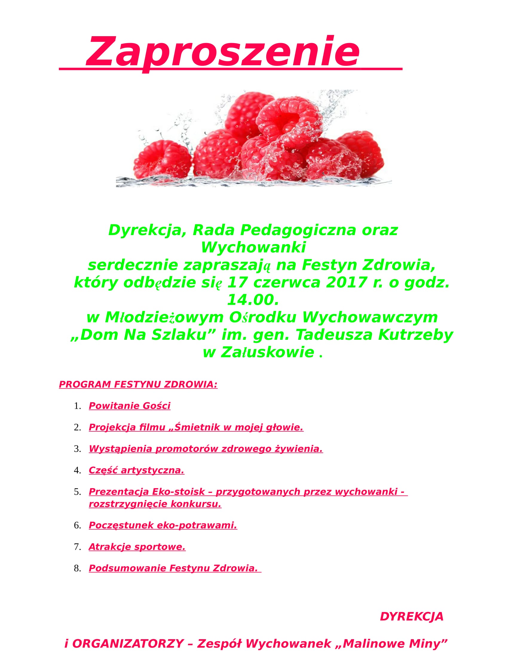 Zaproszenie - Obrazek 1