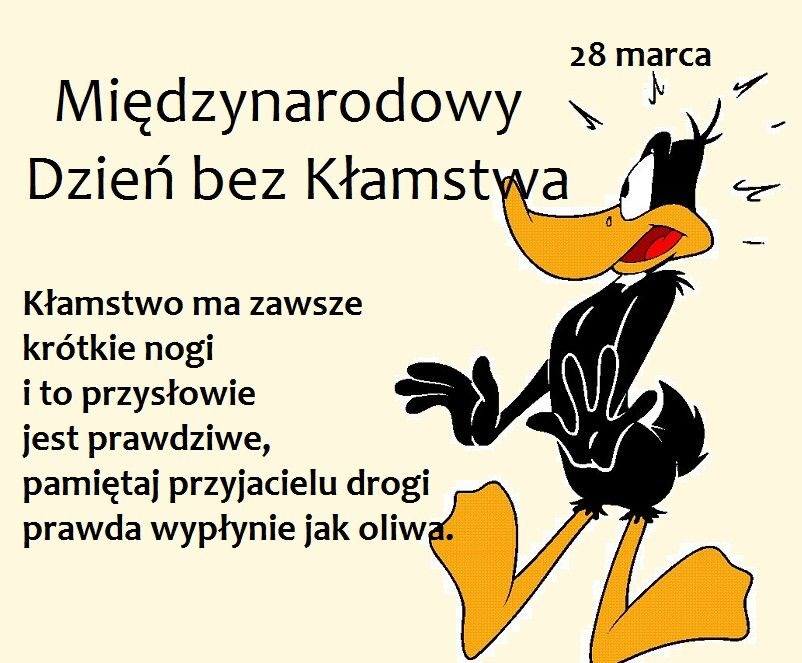 Międzynarodowy Dzień bez Kłamstwa - Obrazek 1